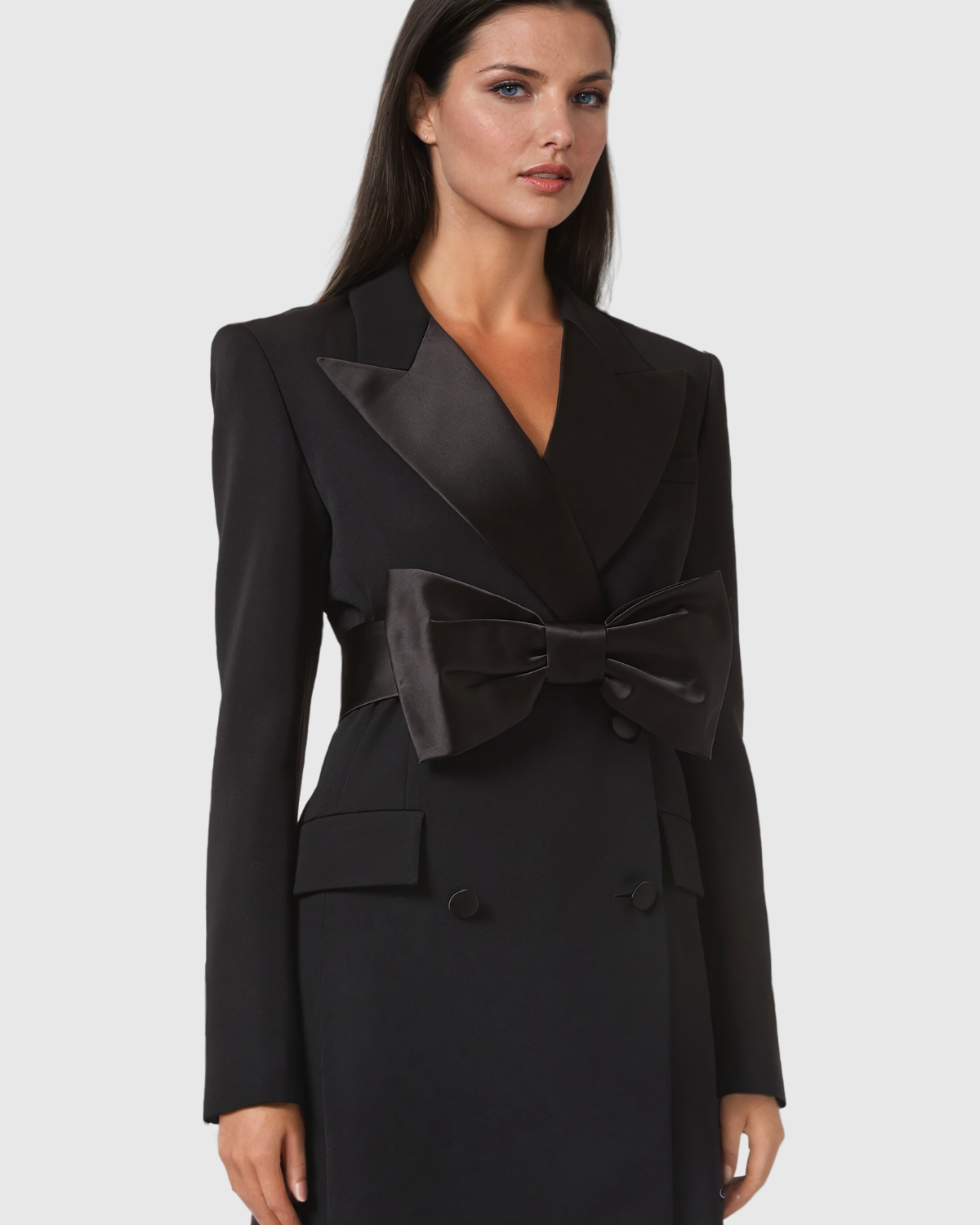 Alessi Fiyonklu Blazer Mini Elbise