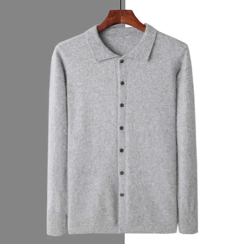%100 Kaşmir Polo Gömlek