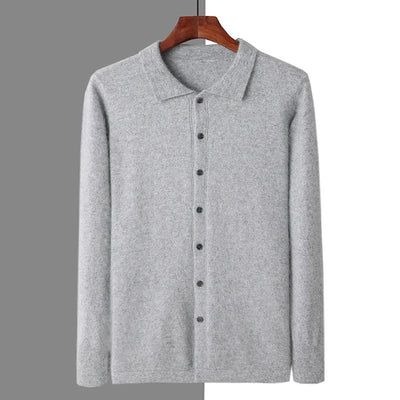%100 Kaşmir Polo Gömlek