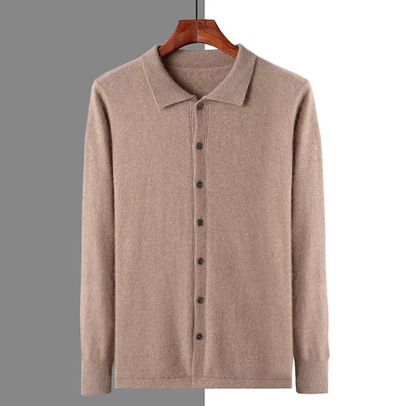 %100 Kaşmir Polo Gömlek